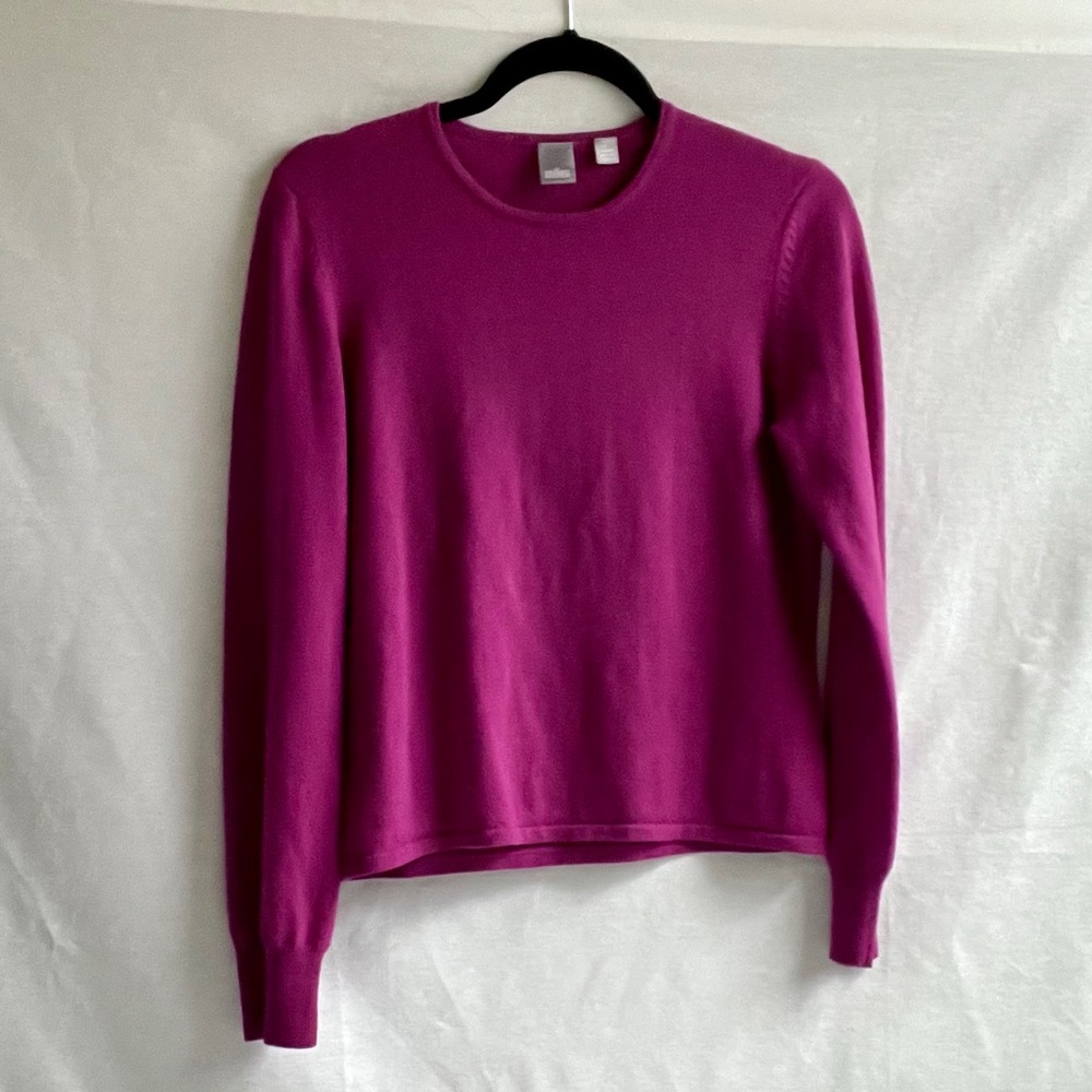 CULLEN 100% CASHMERE CREW NECK SWEATER Sz L